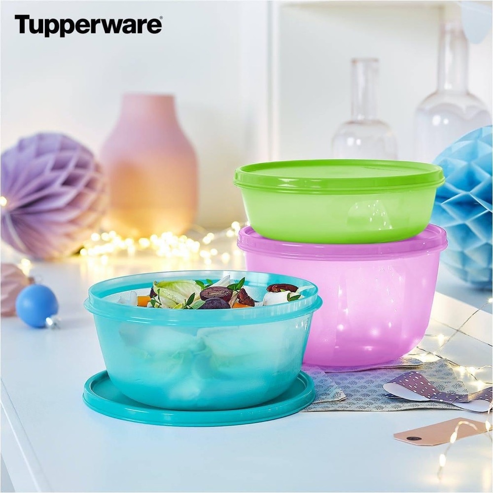 Wonderlier bowl set 3 pieces NEW TUPPERWARE